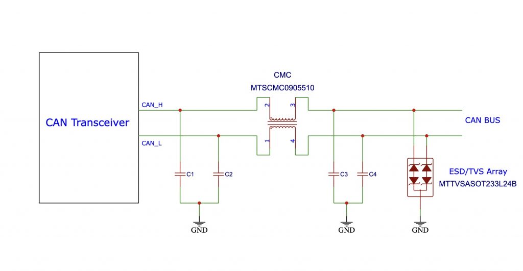 CAN Bus EMI Protection