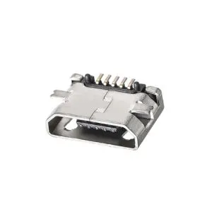 5 Pin Micro USB Female Connector with THT Legs without plastic lock