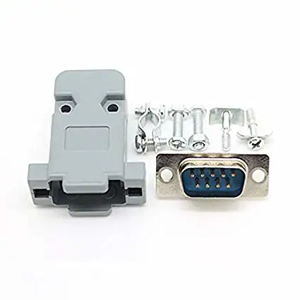 D-Sub Connector with case for cable connections