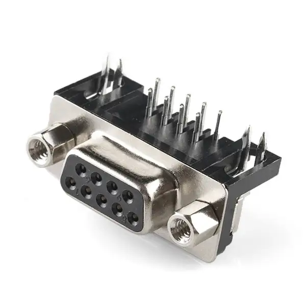 D-Sub Female Connector Screw Type for PCB mounting