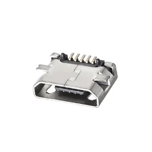 Micro USB Type-B Female connector for PCB mounting