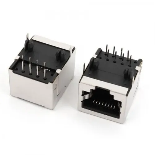 Modular Jack connector for PCB mounting