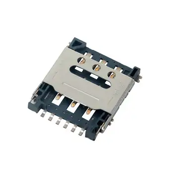 SIM Card connector for PCB mounting