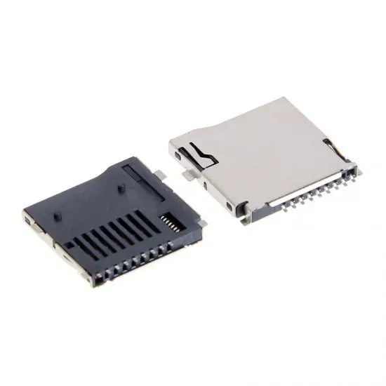 SD Card connector for PCB mounting